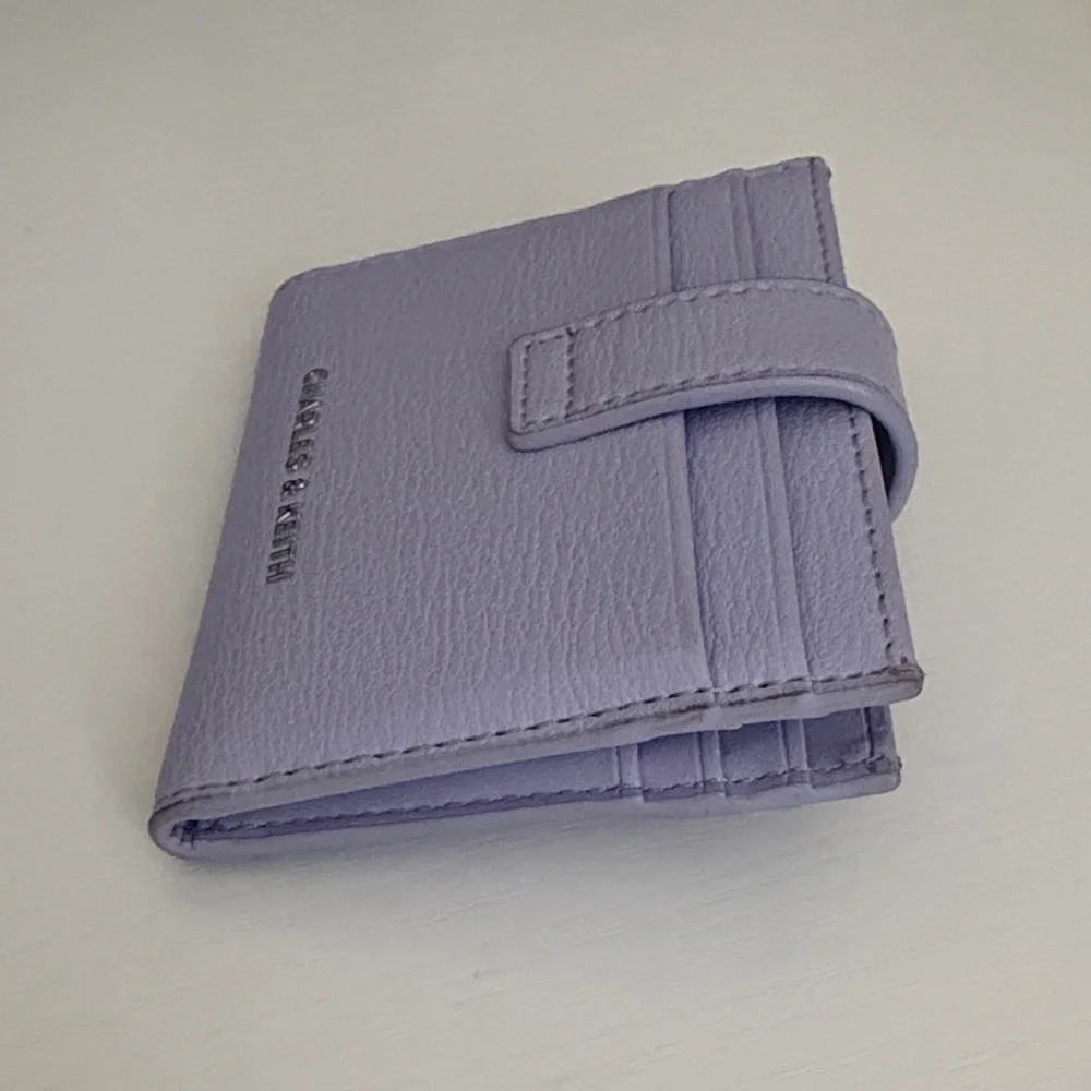 Charles & Keith Pastel Lavender Purple Card Holder 12 slots - Picture 2 of 9